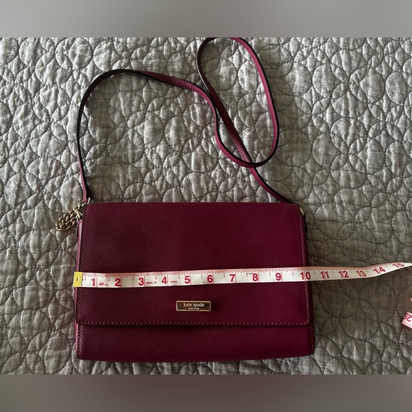 Kate Spade Burgundy Crossbody Bag - Picture 5 of 6